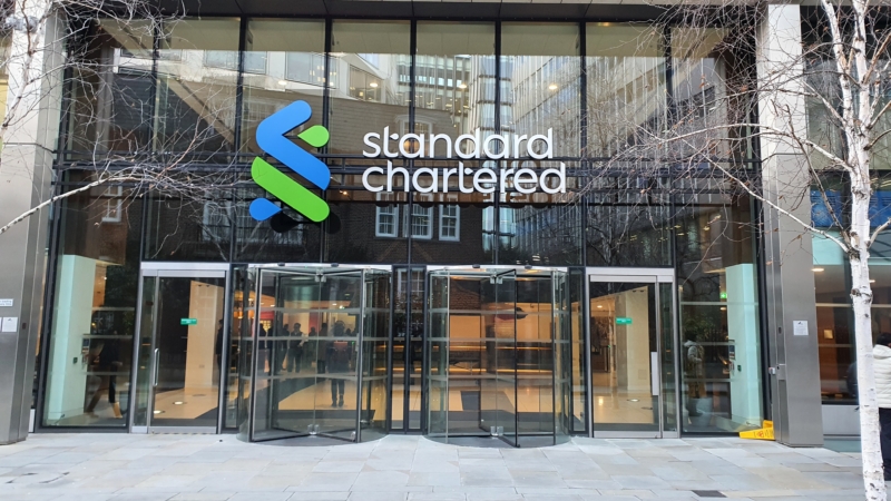 Le siège de Standard Chartered à Londres.