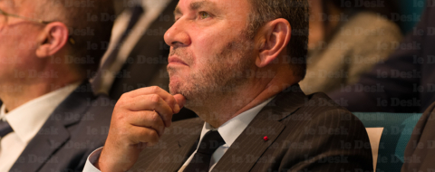 Christophe Lecourtier, ambassadeur de France au Maroc, lors du forum d'affaires Maroc-France pour la Coupe du monde 2030.