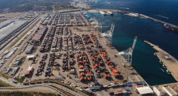 Le pôle portuaire Tanger Med. Crédit : TMPA