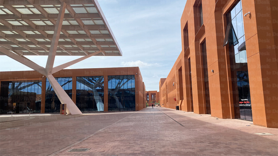 Campus de l'Université Mohammed VI Polytechnique (UM6P) à Benguérir.