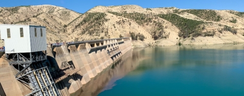 Le barrage Al Wahda.
