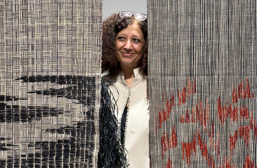 L'artiste marocaine Amina Agueznay.