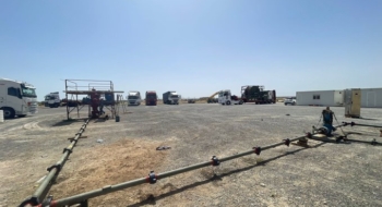 Ultimes préparatifs sur le site du puits MOU-3 de Predator Oil & Gas. Crédit: Predator