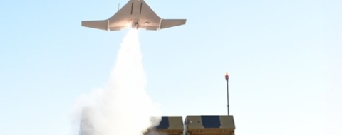 Le drone Harop développé par Israel Aerospace Industries (IAI). Crédit : DR