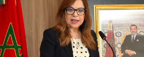Naima Ben Yahia, ministre de la Solidarité, de l'Insertion sociale et de la Famille. Crédit : DR