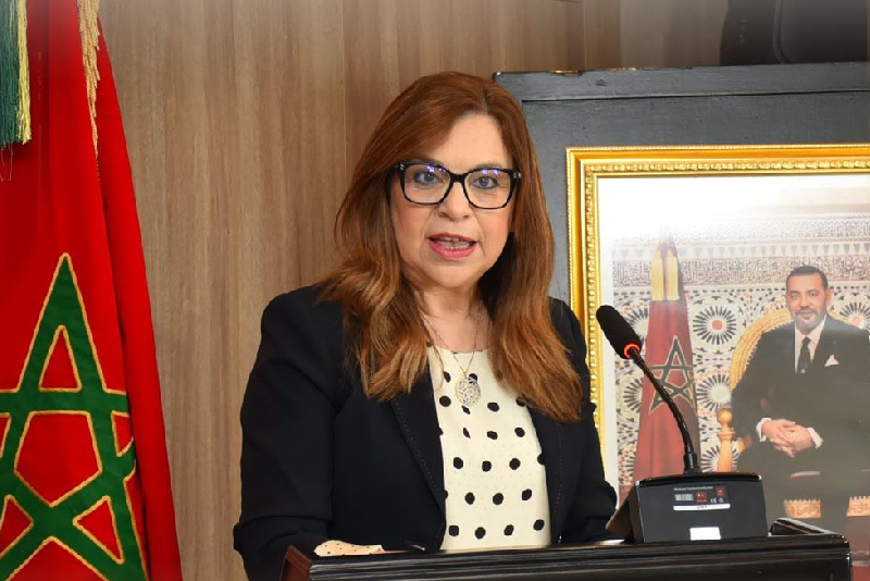 Naima Ben Yahia, ministre de la Solidarité, de l'Insertion sociale et de la Famille. Crédit : DR