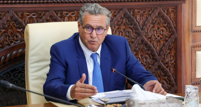 Le Chef du gouvernement Aziz Akhannouch.