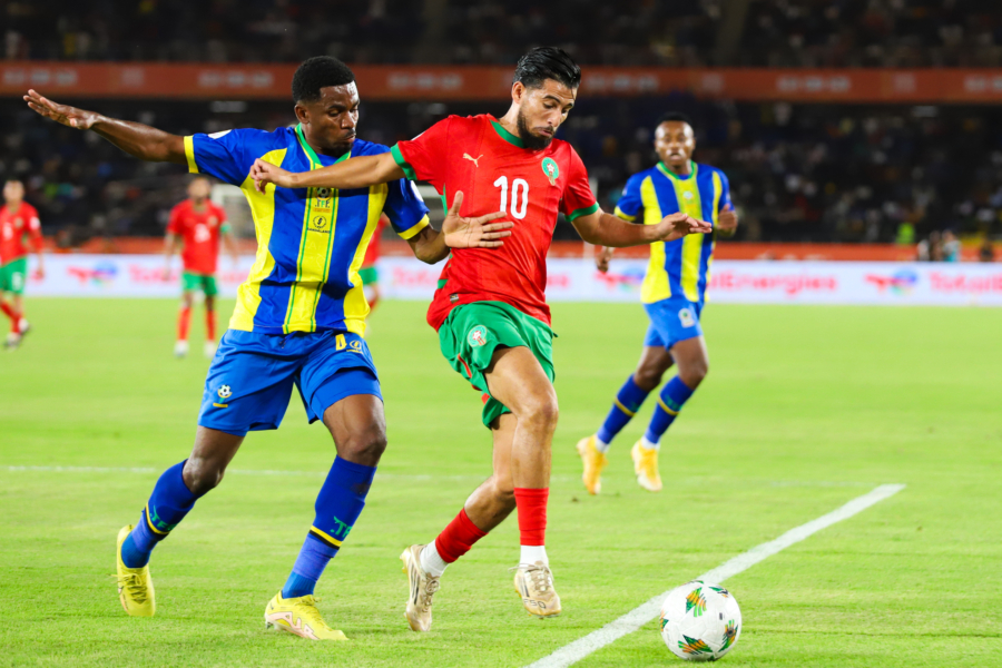 CHAN-2024 (quarts de finale) : Les Lions de l’Atlas se rapprochent du sacre en battant la Tanzanie (1-0). Crédit : MAP