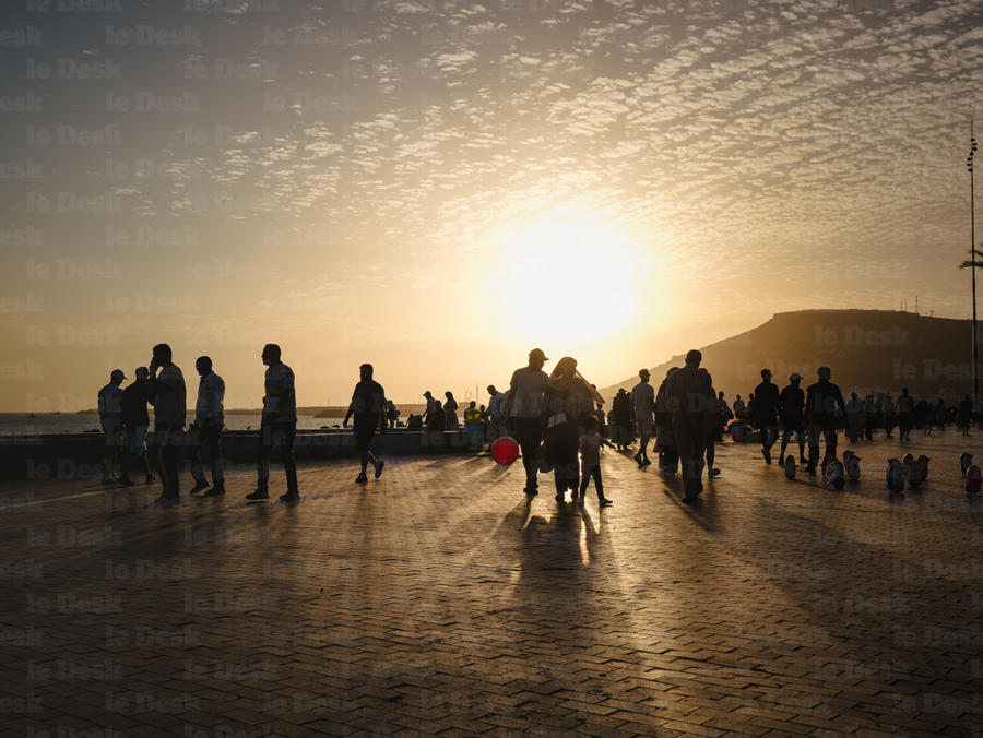 Une plage à Agadir.