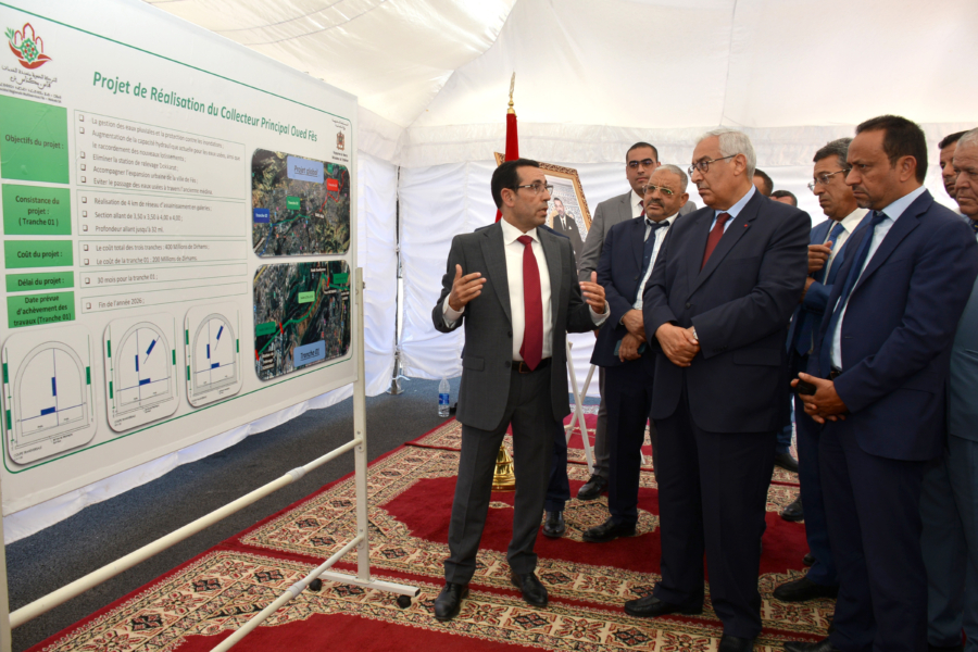 Lancement de deux projets structurants relatifs à la protection de la ville de Fès contre les inondations