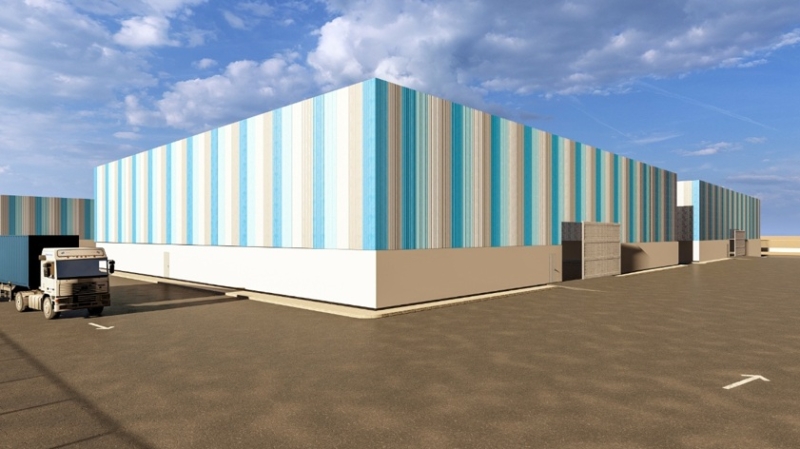 Maquette de la plateforme de réserves de première nécessité de Tanger-Tétouan-Al Hoceima. Crédit : Wilaya TTA