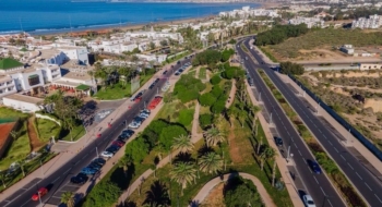 Vue aérienne de la ville d'Agadir. Crédit : DR