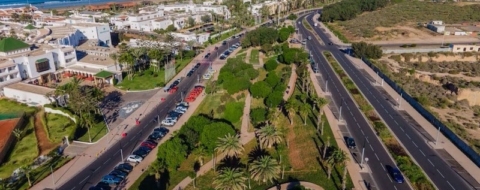 Vue aérienne de la ville d'Agadir. Crédit : DR
