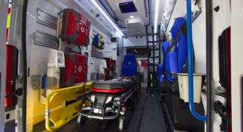 L'intérieur d'une ambulance (Photo d'illustration). Crédit : DR