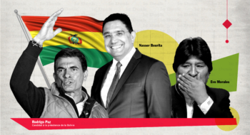 Rodrigo Paz, candidat en pole position pour la présidence bolivienne. Création : Zineb Azeddine / Le Desk