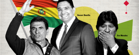 Rodrigo Paz, candidat en pole position pour la présidence bolivienne. Création : Zineb Azeddine / Le Desk