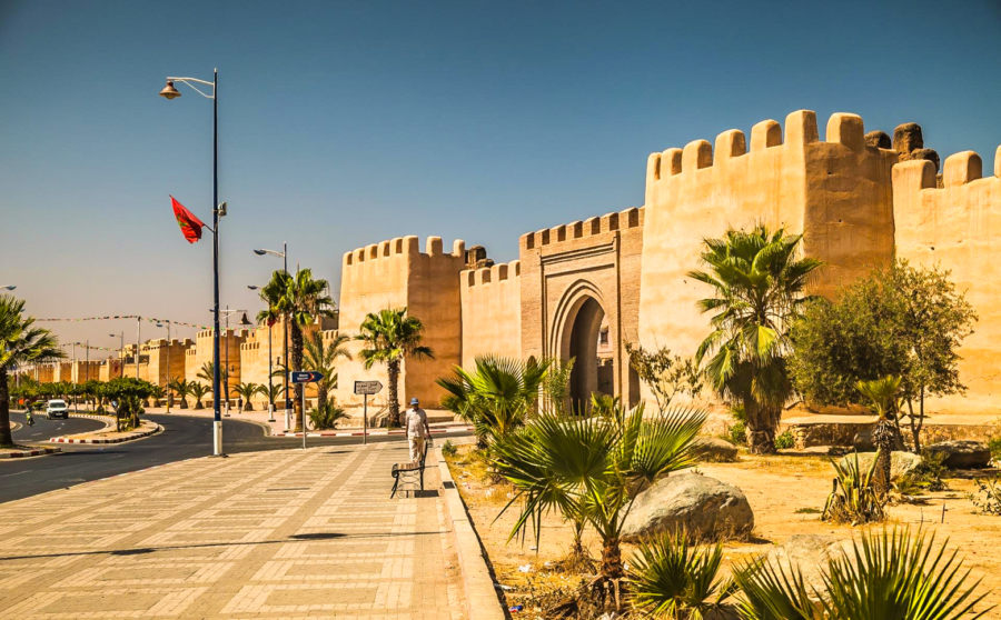 Les remparts historiques de la ville de Taroudant.
