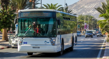 Un autobus dans la ville d'Agadir. Crédit : DR