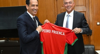 Fouzi Lekjaa et Pedro Proença. Crédit : DR