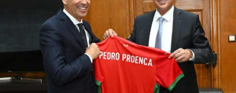 Fouzi Lekjaa et Pedro Proença. Crédit : DR