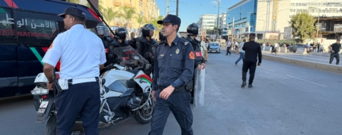 Mobilisation policière à Casablanca lors du Jour 3 des manifestations GenZ21