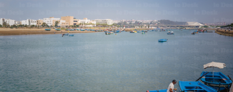 Le fleuve Bouregreg, qui passe entre les villes de Salé et Rabat. Crédit : Mustapha Razi / Le Desk