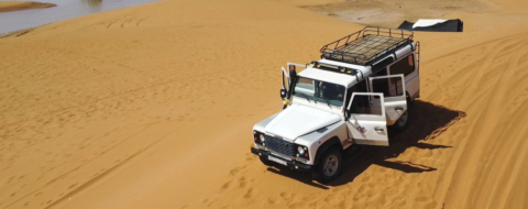 Eau de pluie au Sahara marocain. Crédit : AP
