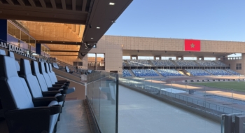 Les espaces VIP du Grand Stade de Marrakech rénovés à l'occasion de la CAN 2025.