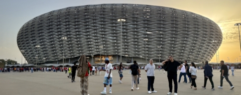 Le Stade Prince Moulay Abdellah de Rabat reconstruit pour la CAN 2025. Crédit : Constance Sade / Le Desk