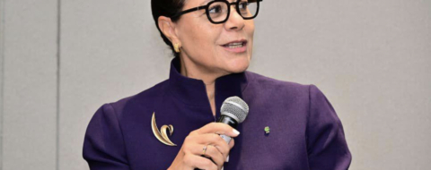 Meriem Bensalah Chaqroun, VP de LEMO à l'ONU. Crédit : DR