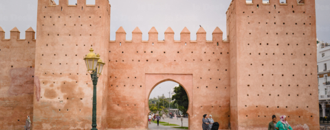 Porte de la médina de Rabat.