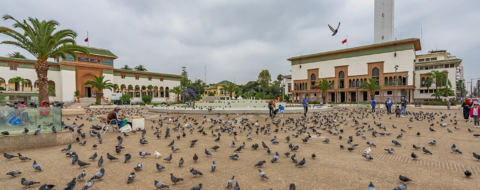 La Place Mohammed V à Casablanca.