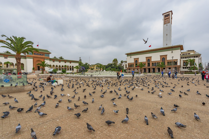 La Place Mohammed V à Casablanca.