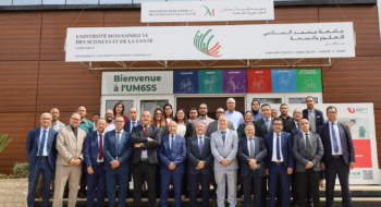 L'équipe de l’Université Mohammed VI des sciences et de la santé de Marrakech. Crédit : UM6SS