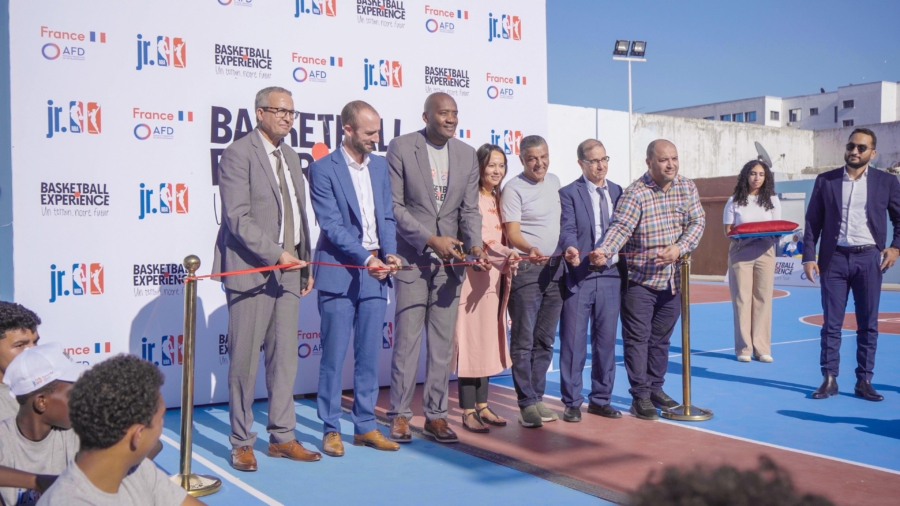Le Raja Club Athletic de Casablanca inaugure un terrain de basketball NBA pour les jeunes d’Al Fida