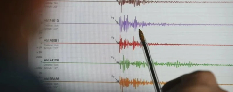 Un sismographe enregistrant des ondes sismiques (photo d'illustration). Crédit : DR
