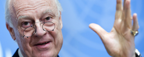 Staffan de Mistura, Envoyé personnel du secrétaire général de l'ONU pour le Sahara occidental. Crédit : UN Photo / Jean-Marc Ferré
