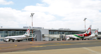 Des avions de RAM stationnés sur le tarmac de l'aéroport Mohammed V de Casablanca