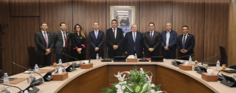Lors de la signature de la convention entre l’Ordre national des vétérinaires et Al Barid Bank.