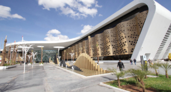 L'aéroport Marrakech-Ménara.