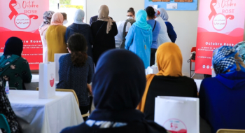 Une action organisée dans le cadre d'une précédente édition de la campagne nationale de prévention des cancers féminins