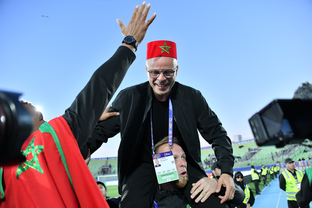 Mohamed Ouahbi, nouveau sélectionneur de l'équipe du Maroc de football.