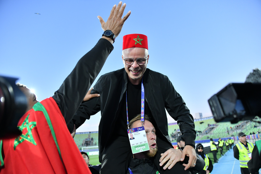 Mohamed Ouahbi, nouveau sélectionneur de l'équipe du Maroc de football.