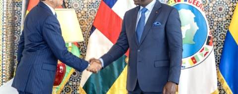 Le président gabonais Brice Clotaire Oligui Nguema a reçu le 16 octobre à Libreville, le PDG du groupe minier Managem (Al Mada), Imad Toumi