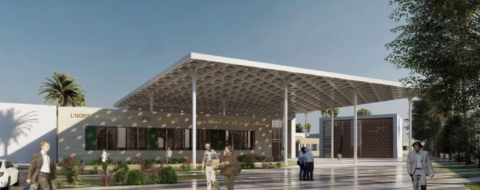 La maquette numérique du projet de reconstruction de l'hôpital Errazi de Berrechid.