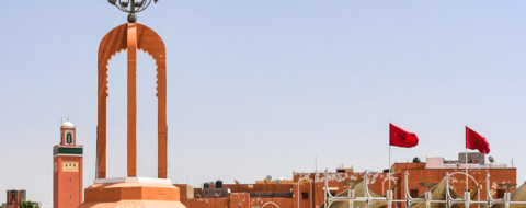 La place du Méchouar à Laâyoune.