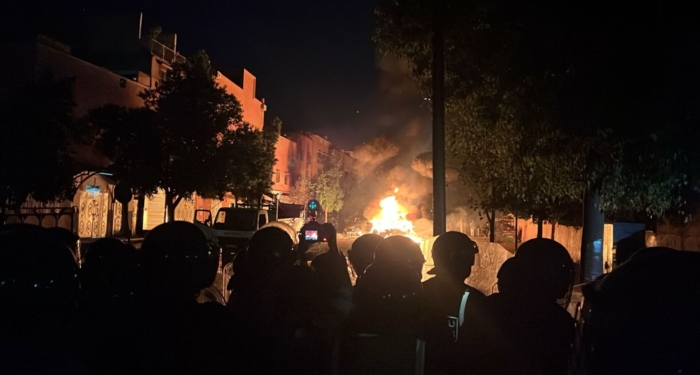 Dans le quartier de Sidi Youssef, à Marrakech, les manifestations se sont transformés en