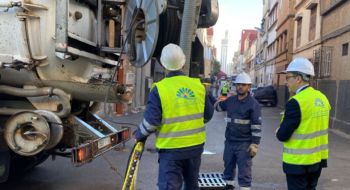 Lors d'une intervention technique d'agents de la SRM Casablanca-Settat.