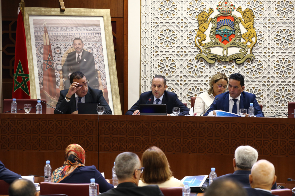 Amine Tehraoui, ministre de la Santé et de la Protection sociale, lors de la réunion de la Commission des secteurs sociaux au Parlement, le 1er octobre 2025.