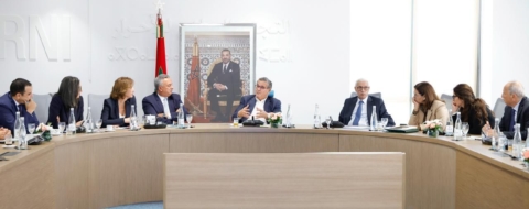 La réunion du bureau politique du RNI, tenue le 1er octobre 2025. Crédit : RNI